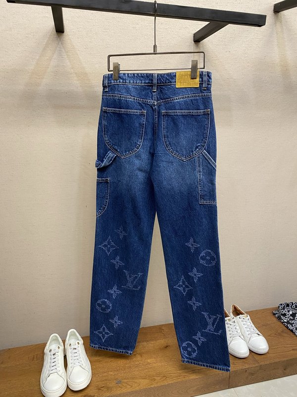 LV 그라데이션 모노그램 청바지 001-275618