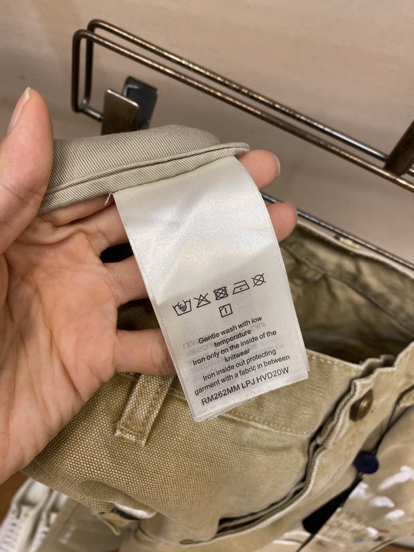 LV 스플래터 핸드페인팅 카고 팬츠 001-275633