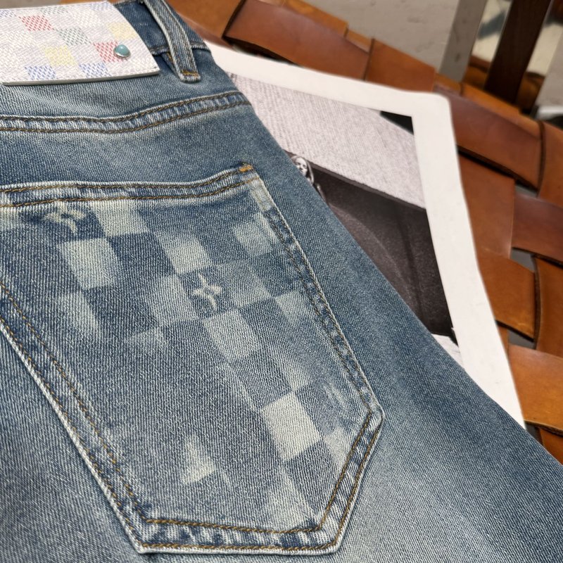 LV 봄여름 남성 스트레이트 진 001-275635