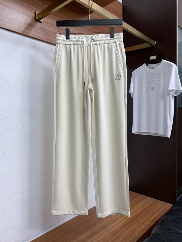 루이비통 리넨 혼방 슬랙스 001-275644