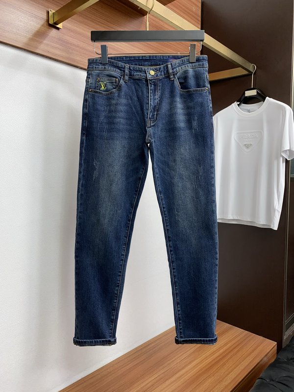LV 슬림 스트레이트 진 001-275664