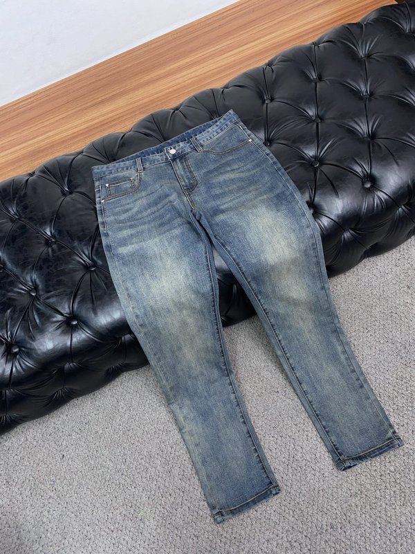 루이비통 고탄력 워싱 청바지 001-275681