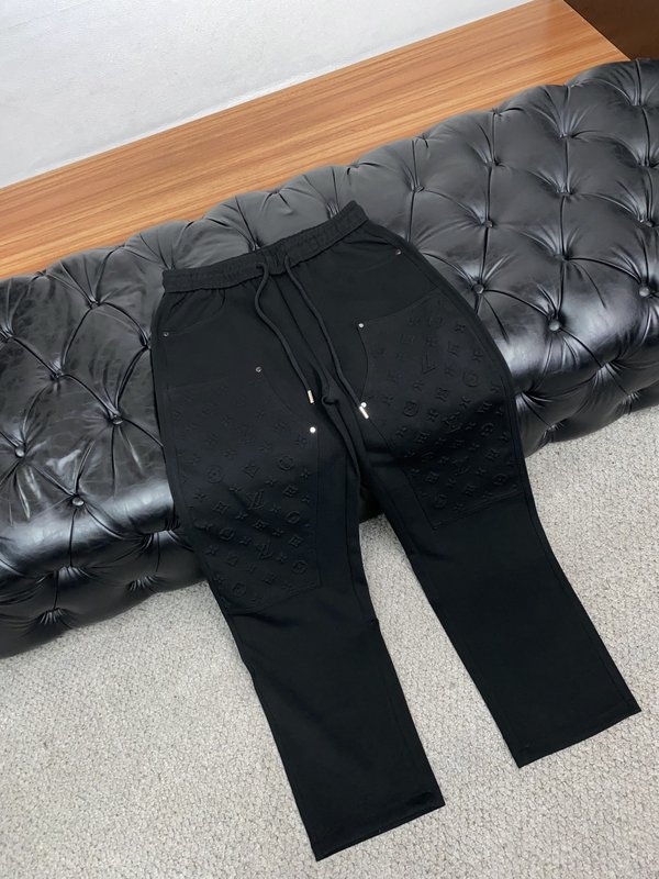 루이비통 면 캐주얼 스트레이트 팬츠 001-275691