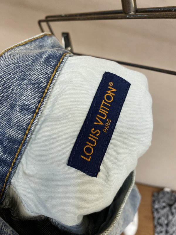 루이비통 레터 자카드 워시 데님 팬츠 001-275695