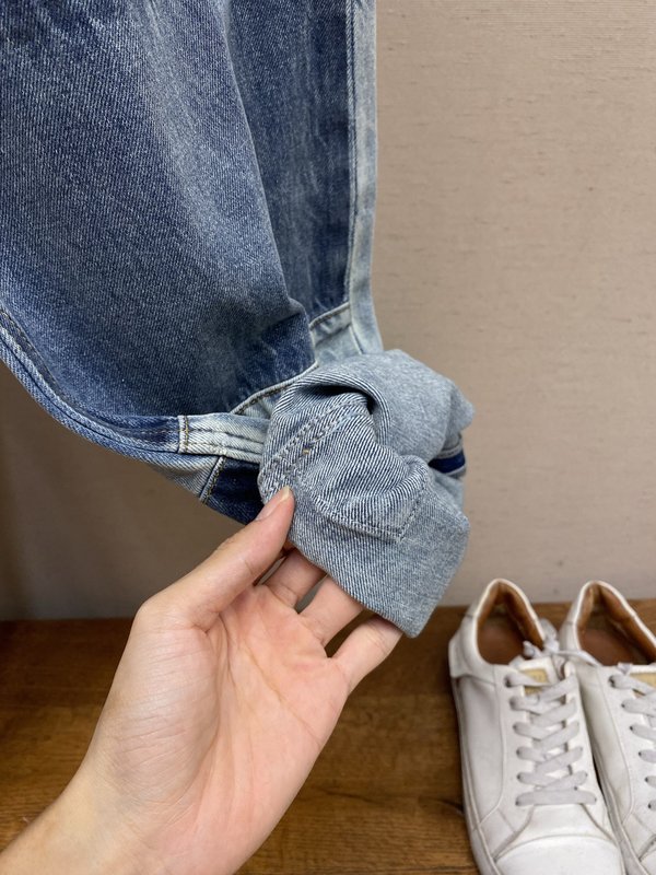 루이비통 레터 자카드 워시 데님 팬츠 001-275695