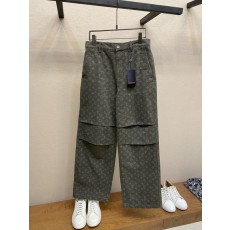 루이비통 모노그램 와이드 청바지 001-275717