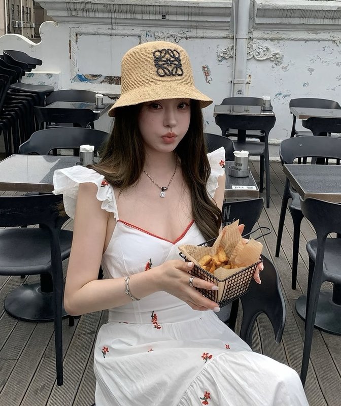로에베 라피아 버킷햇 001-275874