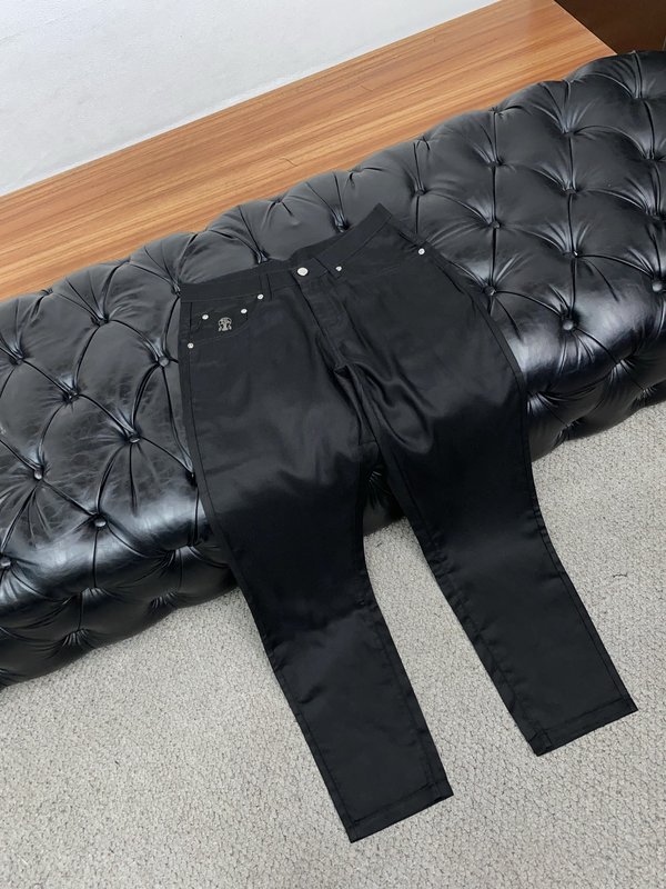 남성 검정색 정장 캐주얼 바지 001-275934
