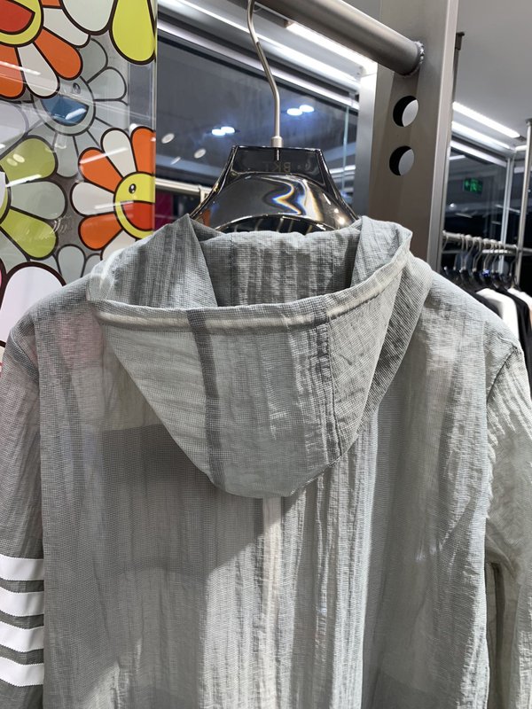 포켓 단추 자외선 차단 재킷 001-276068