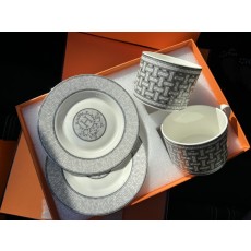 백금 인레이 본차이나 컵&접시 세트 001-276146