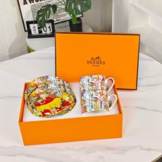 황표 더블컵 접시 커피차 세트 001-276318