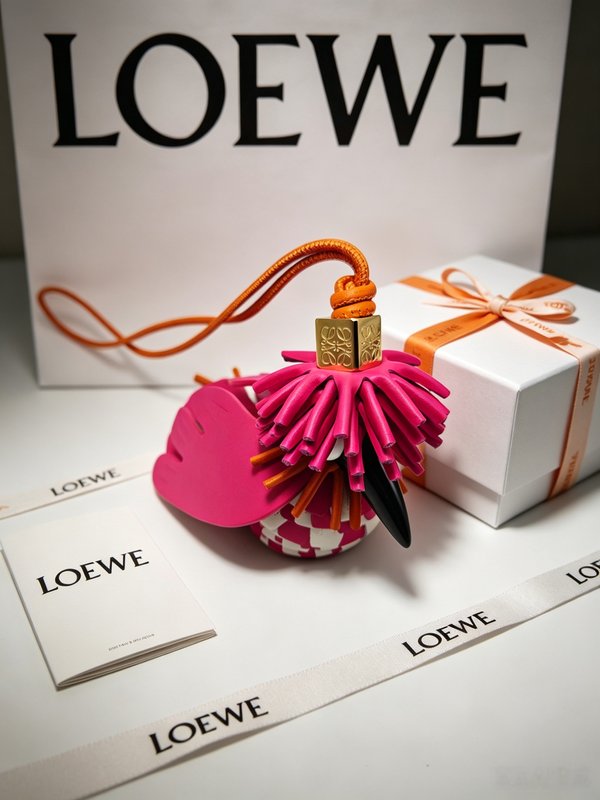 LOEWE Anagram 동물 테마 키링 001-276417