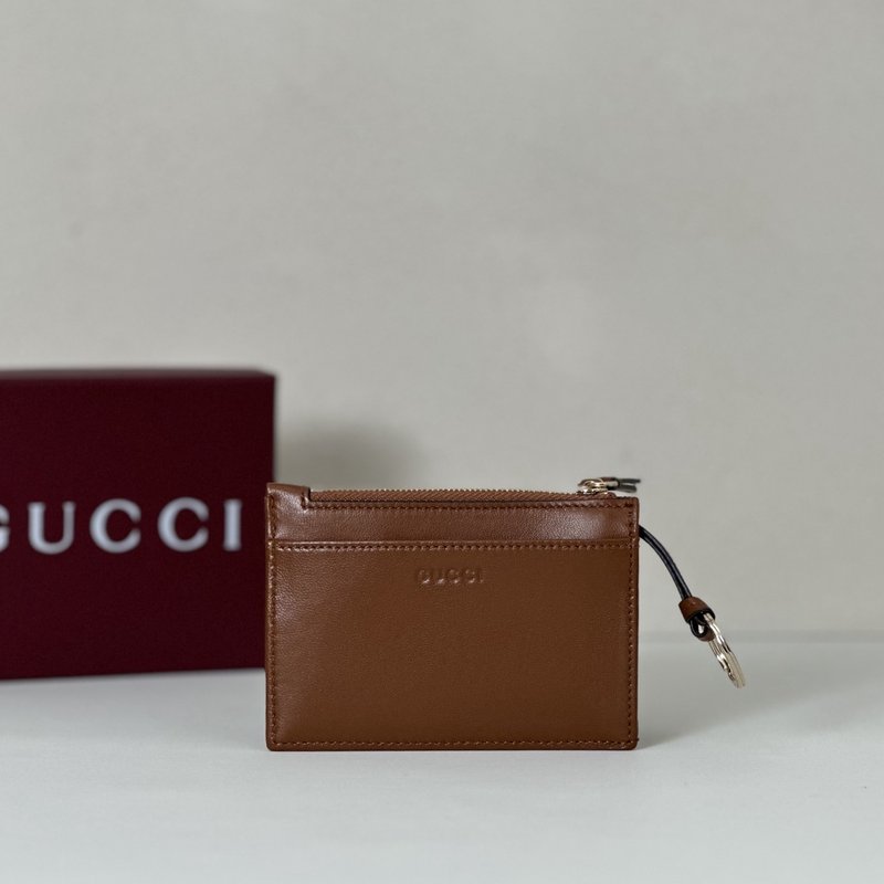 브라운 양가죽 지갑 001-276424