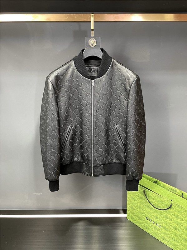 Gucci 풀프린트 양피 야구 재킷 001-276496