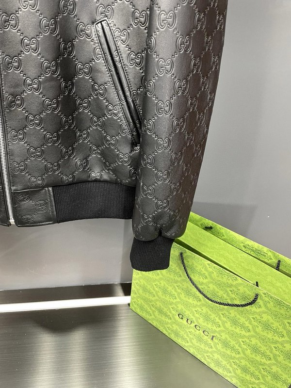 Gucci 풀프린트 양피 야구 재킷 001-276496