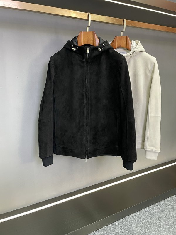 Brunello Cucinelli BC 스웨이드 후드 001-276499