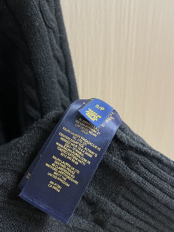 Ralph Lauren 케이블 니트 라운드넥 스웨터 001-276948