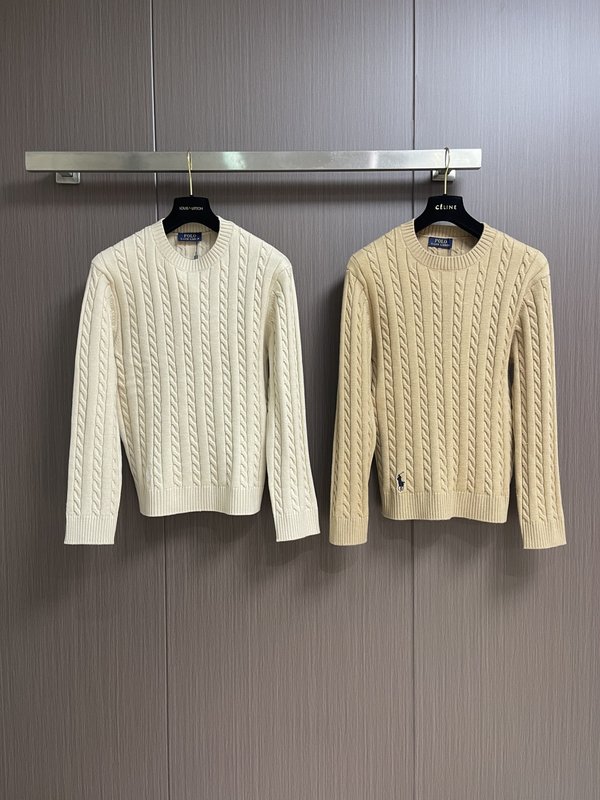 Ralph Lauren 케이블 꽈배기 라운드넥 니트 001-276950