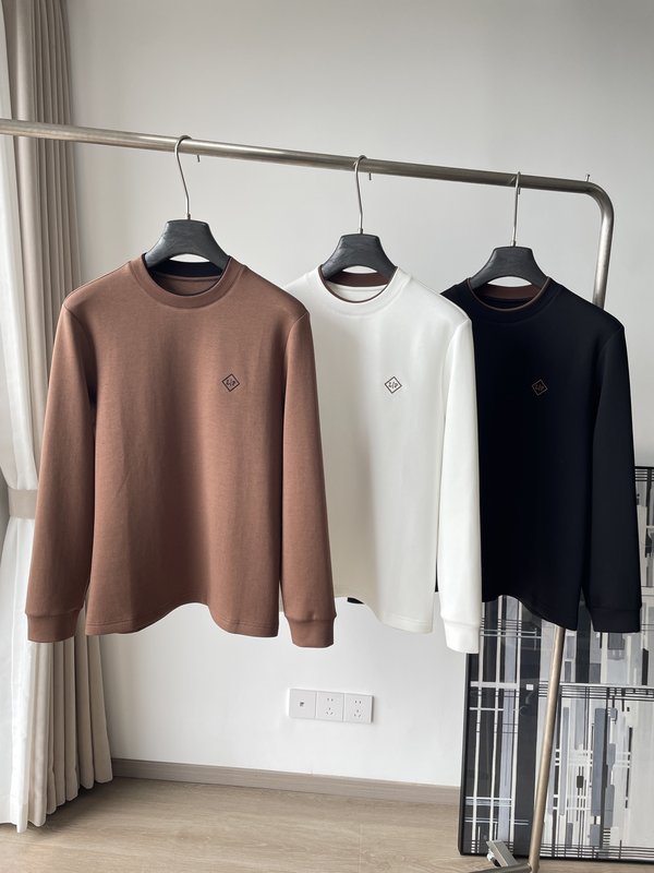 가을겨울 신상 남성 라운드넥 긴팔 티셔츠 001-276968