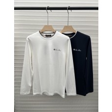 클래식 로고 자수 라운드넥 긴팔 티셔츠 001-276969