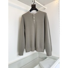 SUPER160S 메리노 울 헨리넥 카디건 001-276997
