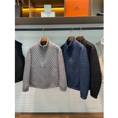 테크니컬 파이버 혼방 기모 누빔 스탠드 칼라 자켓 001-277004
