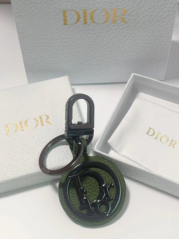 CD Diamond 키체인 올리브 그레인 소가죽 001-277033