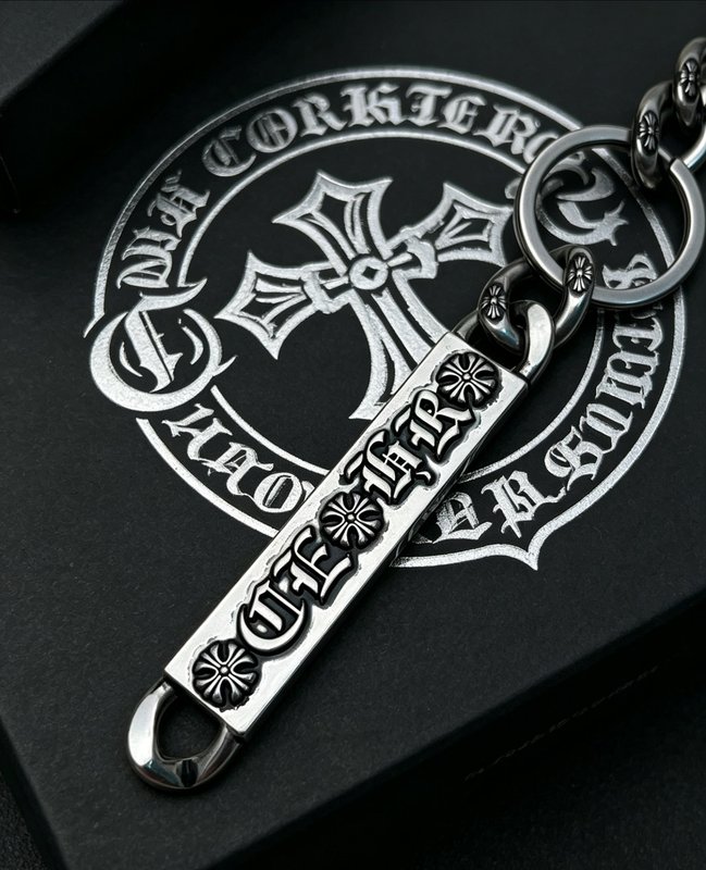 Chrome Hearts 크로스 플라워 명판 키링 001-277090