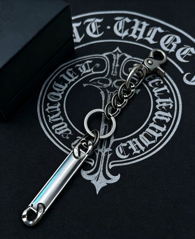 Chrome Hearts 크로스 플라워 명판 키링 001-277090