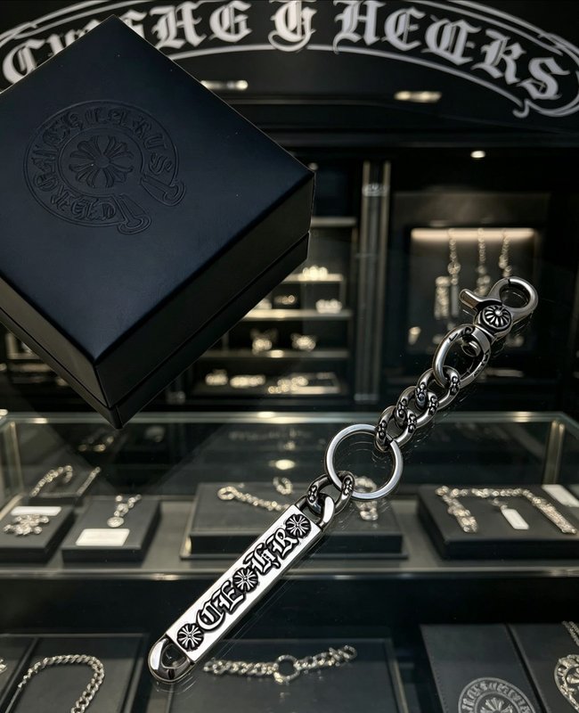 Chrome Hearts 크로스 플라워 명판 키링 001-277090