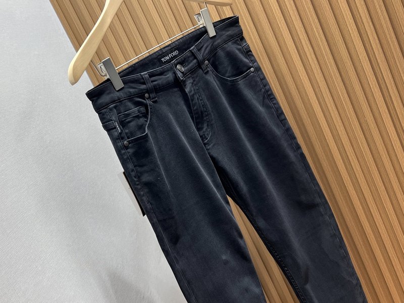 TF 블랙 데님 팬츠 001-277141
