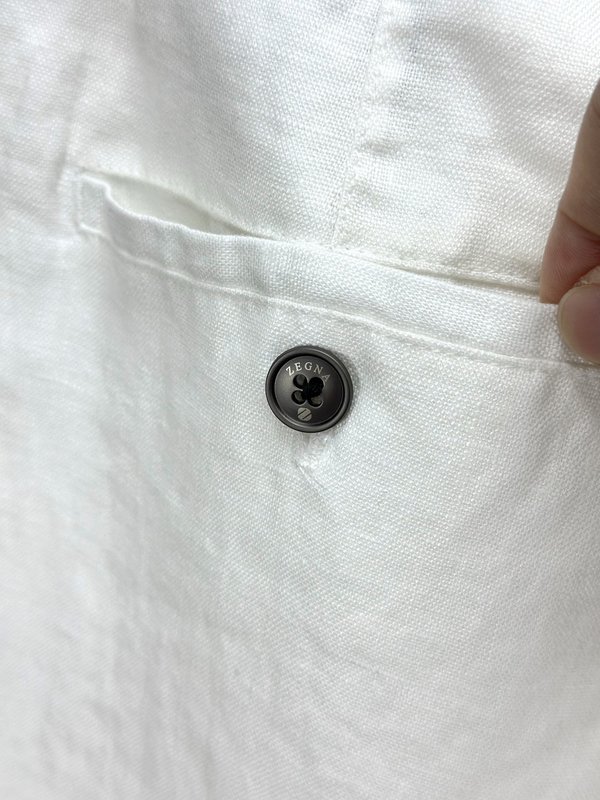 Zegna 여름 리넨 슬랙스 001-277156