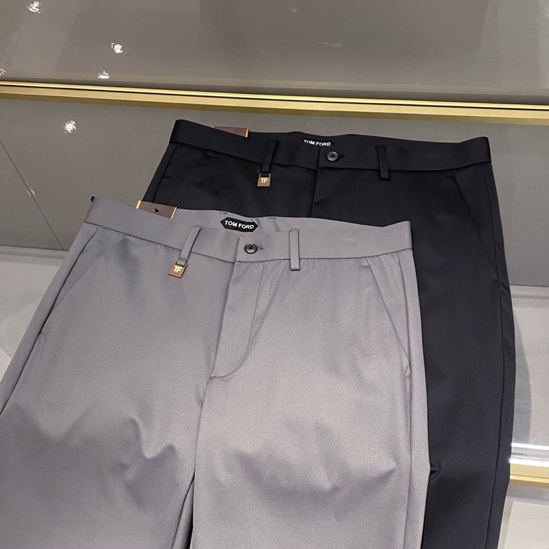 Tom Ford 남성 순면 슬림핏 정장 바지 001-277164