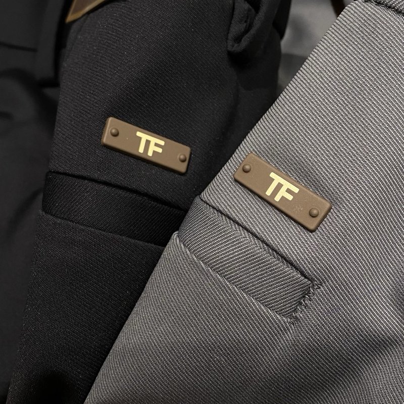 Tom Ford 남성용 슬림핏 순면 정장 바지 001-277172