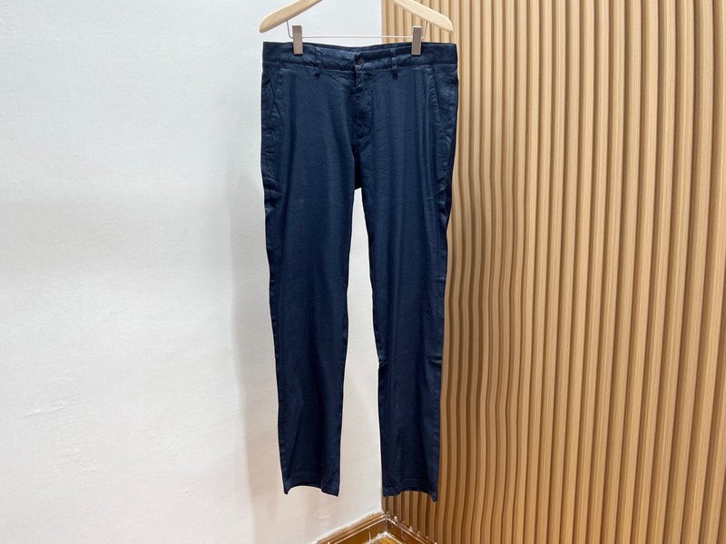 티셀 아마 혼방 캐주얼 올드머니 정장 바지 001-277176
