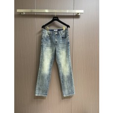 로에베 프린트 스트레이트 청바지 001-277183