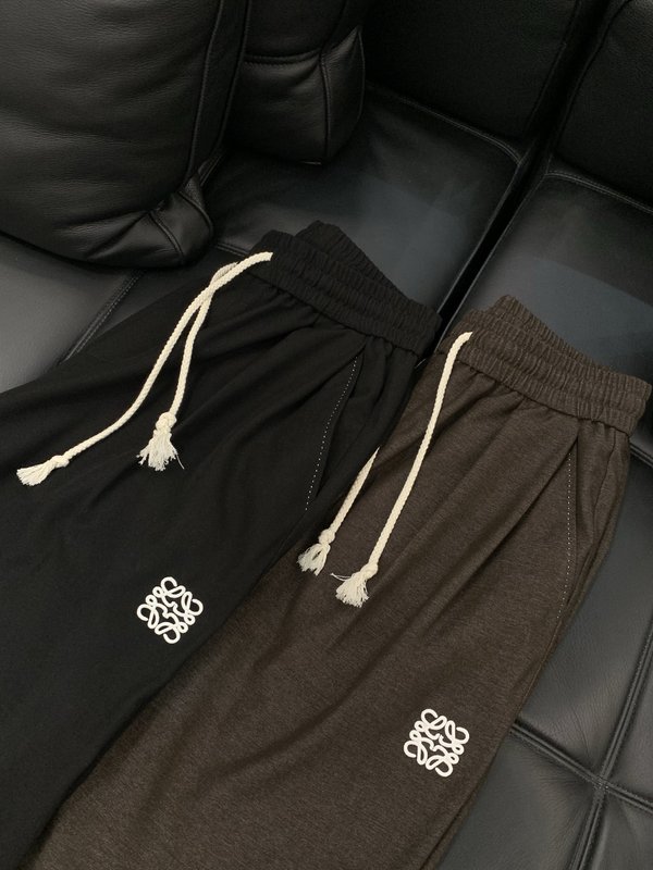 로에베 레터 자수 캐주얼 팬츠 001-277191