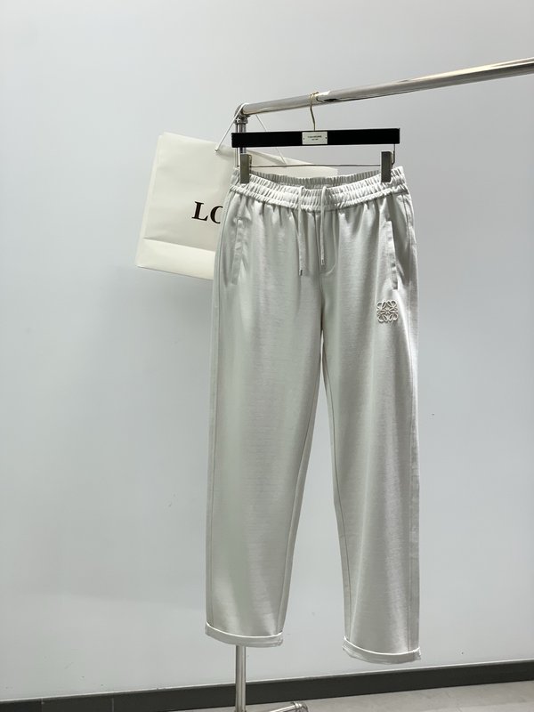 Loewe 캐주얼 자수 로고 팬츠 001-277193