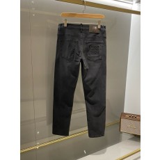 Loewe 남성 블랙그레이 스트레치 청바지 001-277219