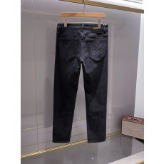로에베 남성 패션 블랙 청바지 001-277266