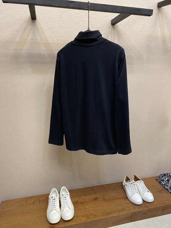 Loewe 오버사이즈 하이넥 프린트 롱슬리브 티셔츠 001-277285
