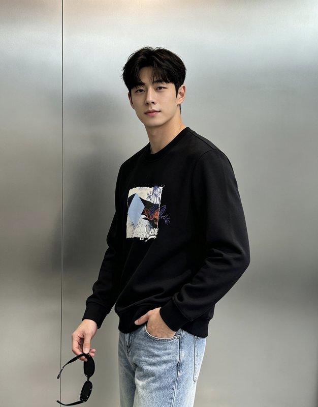 로에웨 섬 아트 후디 남녀공용 001-277295