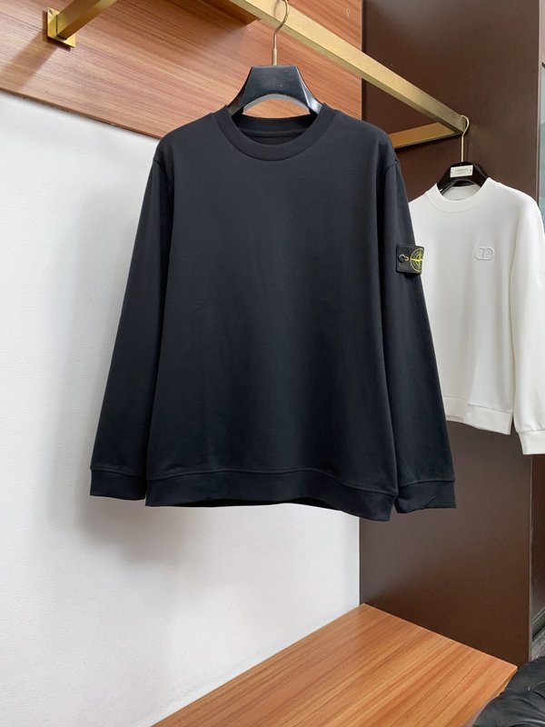 스톤 아일랜드 가을 라운드넥 베이스 긴팔 셔츠 001-277297