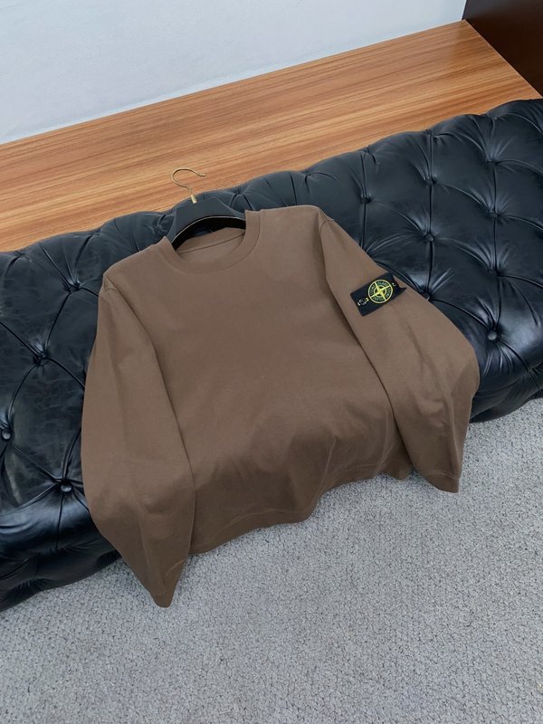 스톤아일랜드 26ss 라운드 넥 긴팔 티셔츠 001-277299