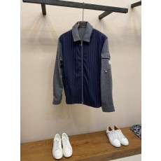 Moncler 울 스트라이프 지퍼 재킷 001-277363