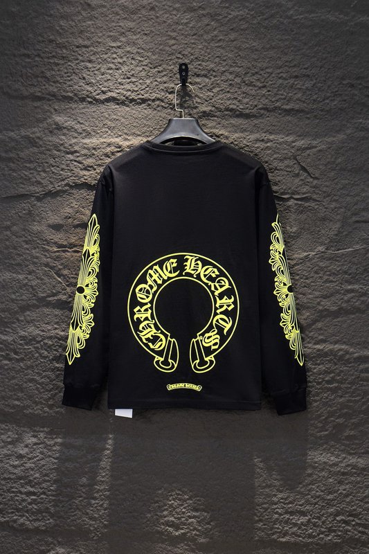 Chrome Hearts 26ss 클래식 말발 긴팔 티 001-277428