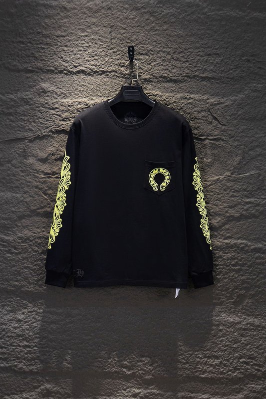 Chrome Hearts 26ss 클래식 말발 긴팔 티 001-277428