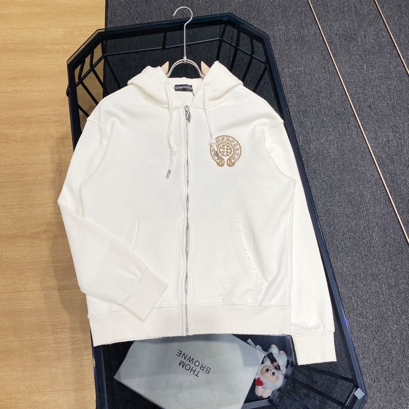 크롬하츠 순면 워싱 지퍼 자켓 001-277443