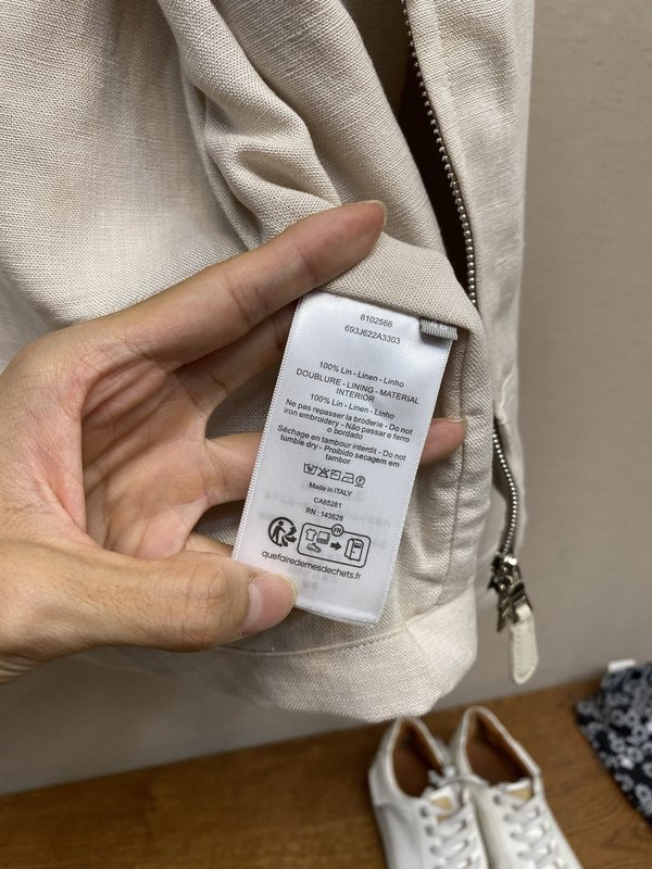 디올 26년 초가을 리넨 자켓 001-277625