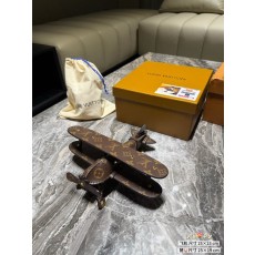 루이 중고 올드 플라워 비행기 오브제 001-277644